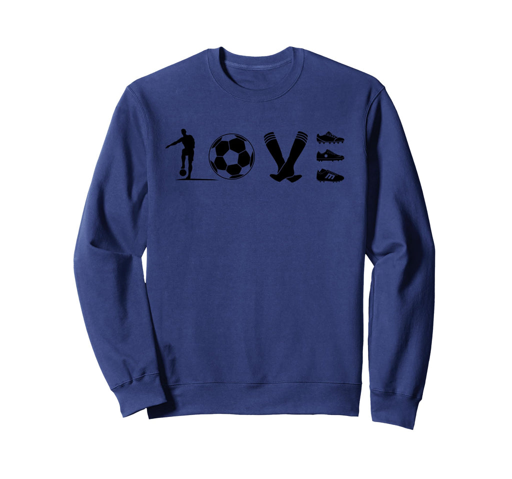 Soccer Love Gift Football Player Sweatshirt - Aesthetic Graphic Unisex