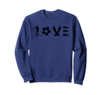 Soccer Love Gift Football Player Sweatshirt - Aesthetic Graphic Unisex