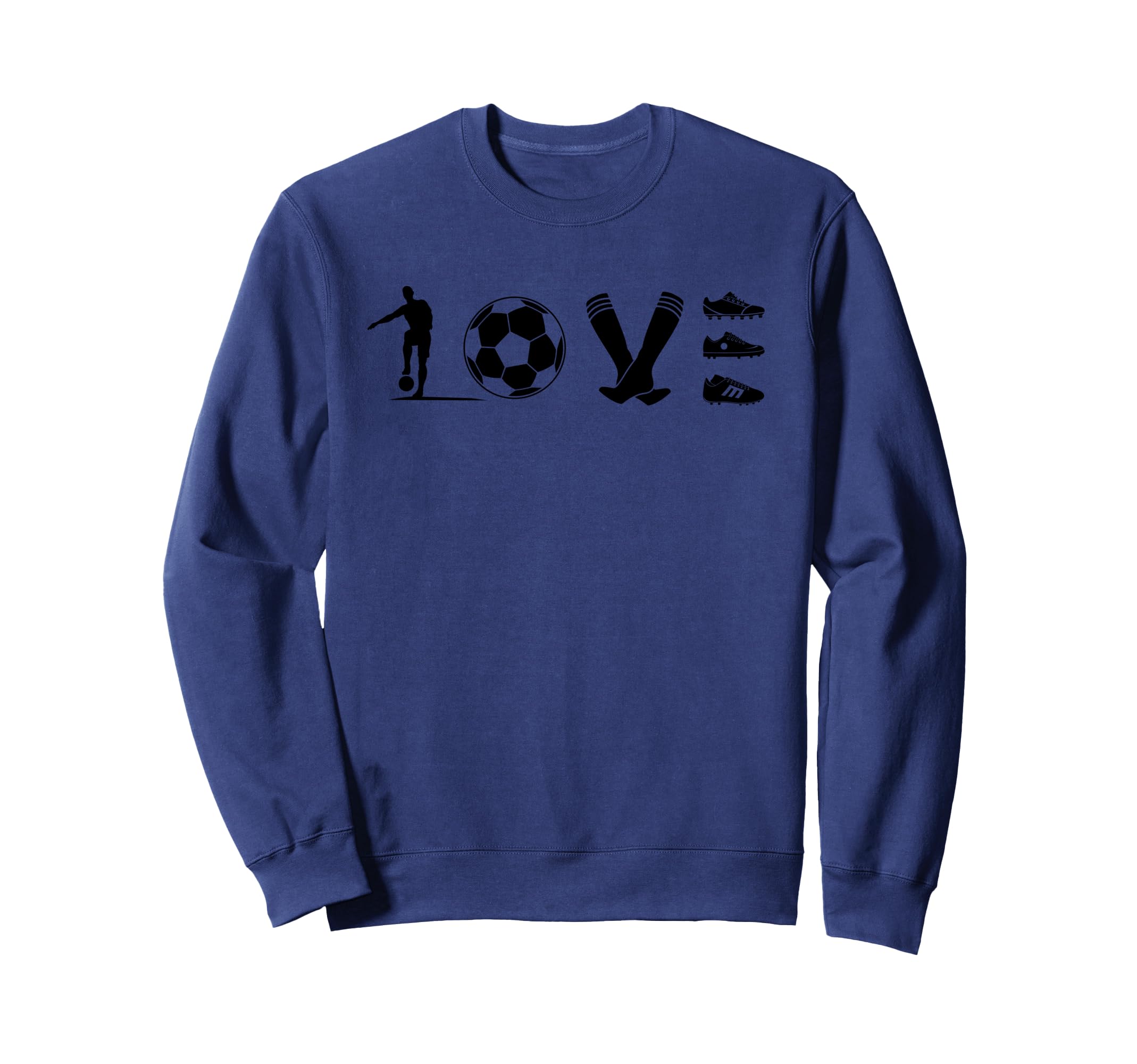 Soccer Love Gift Football Player Sweatshirt - Aesthetic Graphic Unisex