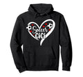 Soccer Gigi Heart Grandma Gigi Hoodie - Fun Novelty Design for Adults