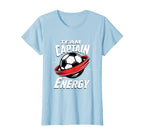 Team Captain Energy Soccer T-Shirt - Graphic Print Unisex