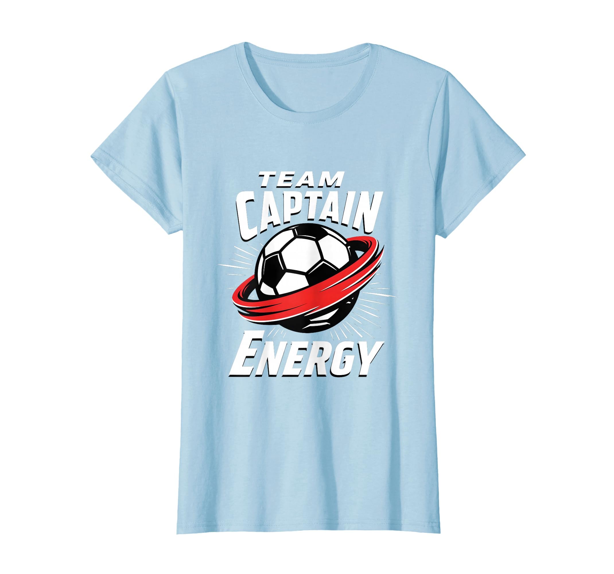 Team Captain Energy Soccer T-Shirt - Graphic Print Unisex