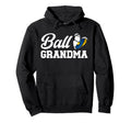 Ball Grandma Heart Volleyball Soccer Hoodie - Custom Art Print Unisex