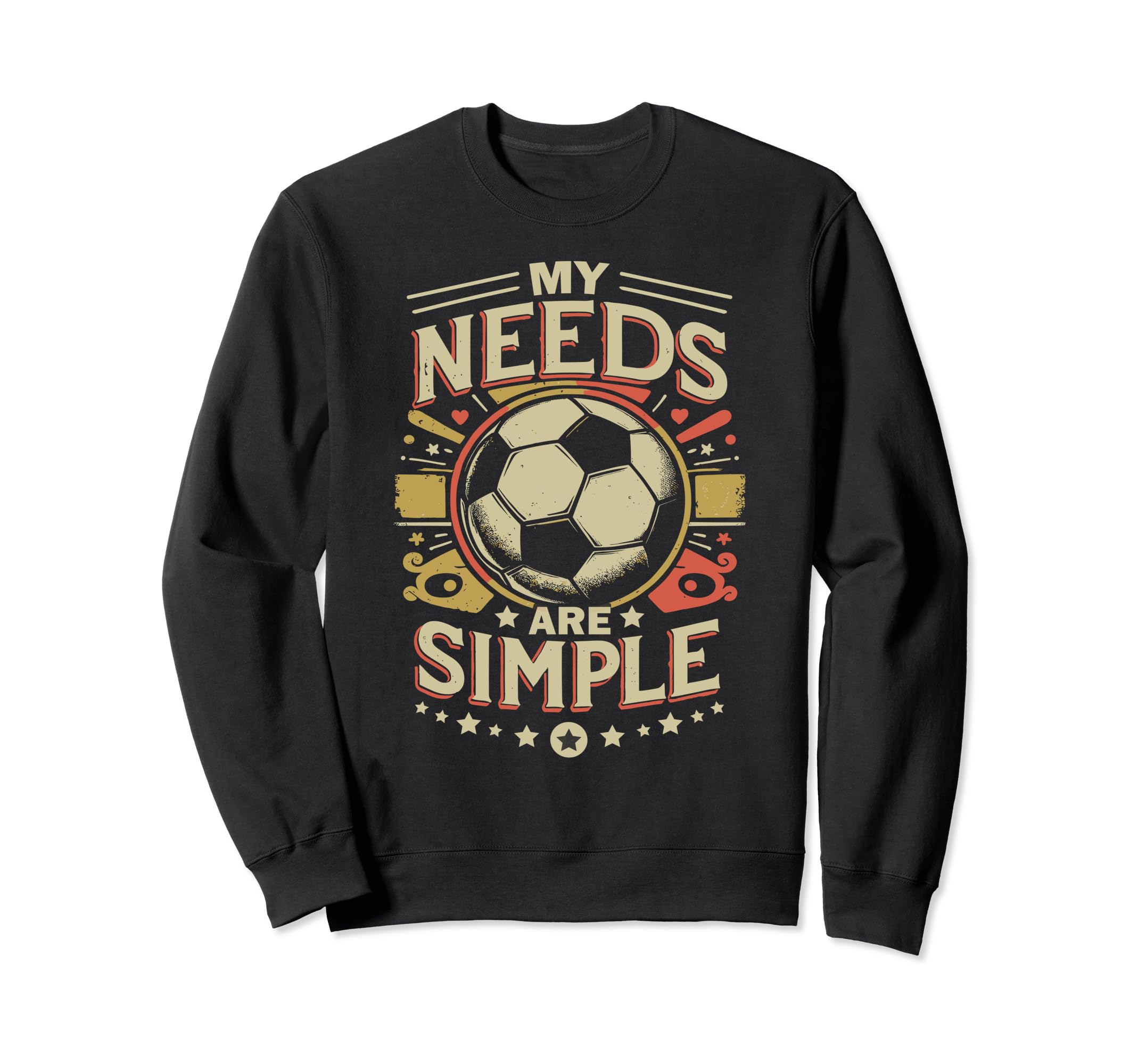 Soccer Player Soccer Training Sweatshirt - Minimalist Print for Adults