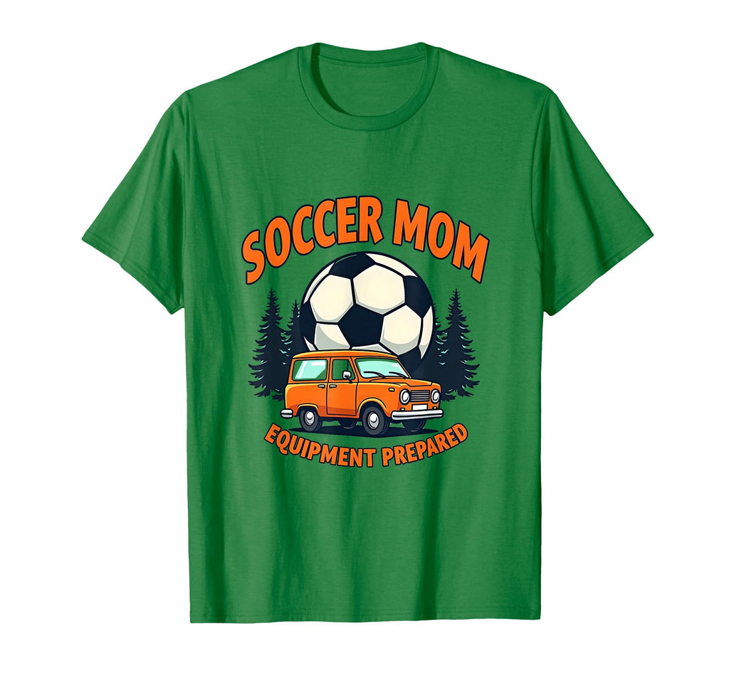 Soccer Mom Equipment Prepared Game T-Shirt - Aesthetic Graphic Men Women