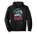 Soccer Sister Coquette Bow Shoes Girly Hoodie - Aesthetic Graphic Unisex