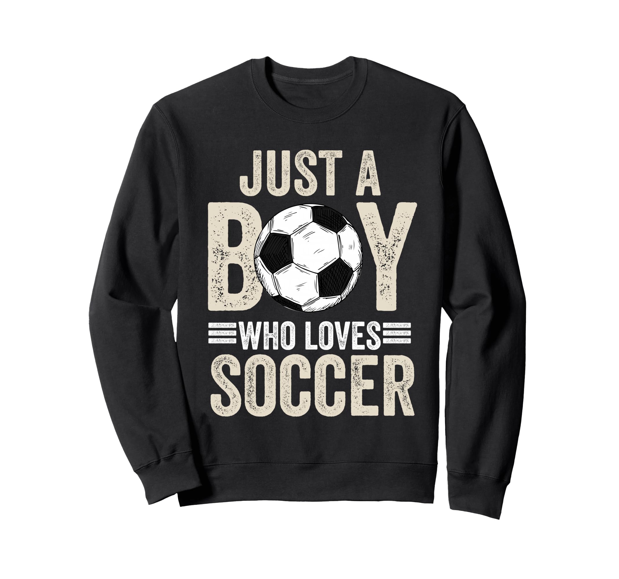 Just Who Loves Soccer Lover Sweatshirt - Streetwear Style Unisex