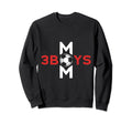 Mom 3 Soccer Mothers Day Sweatshirt - Graphic Print for Adults