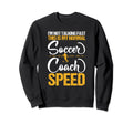 Soccer Coaching Training Trainer Sweatshirt - Graphic Print for Adults