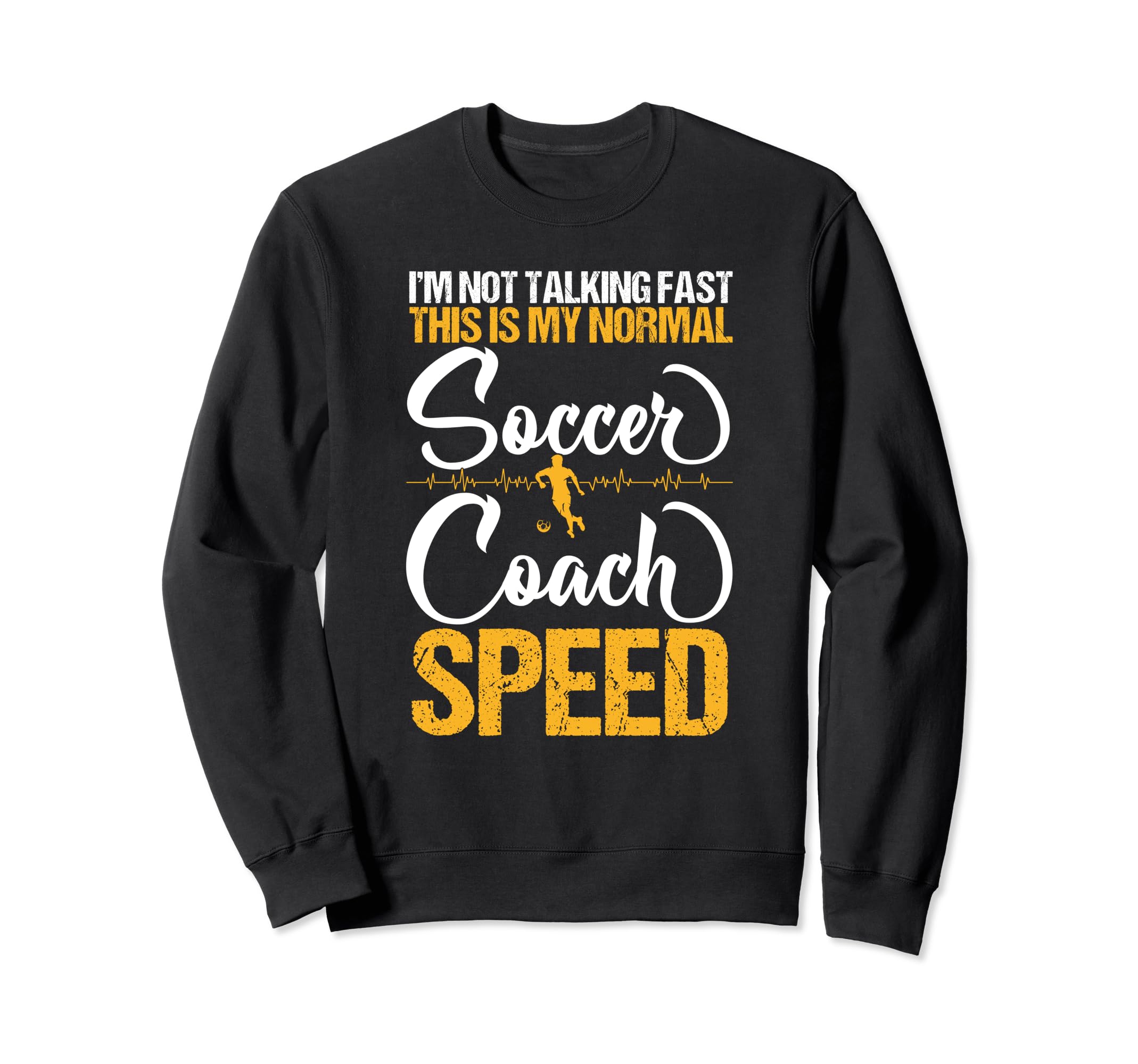 Soccer Coaching Training Trainer Sweatshirt - Graphic Print for Adults