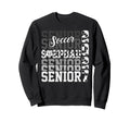 Senior 2027 Soccer Stepdad Proud Sweatshirt - Streetwear Style for Adults