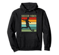 Soccer Vibes Soccer Player Stripes Hoodie - Trendy Graphic for Adults