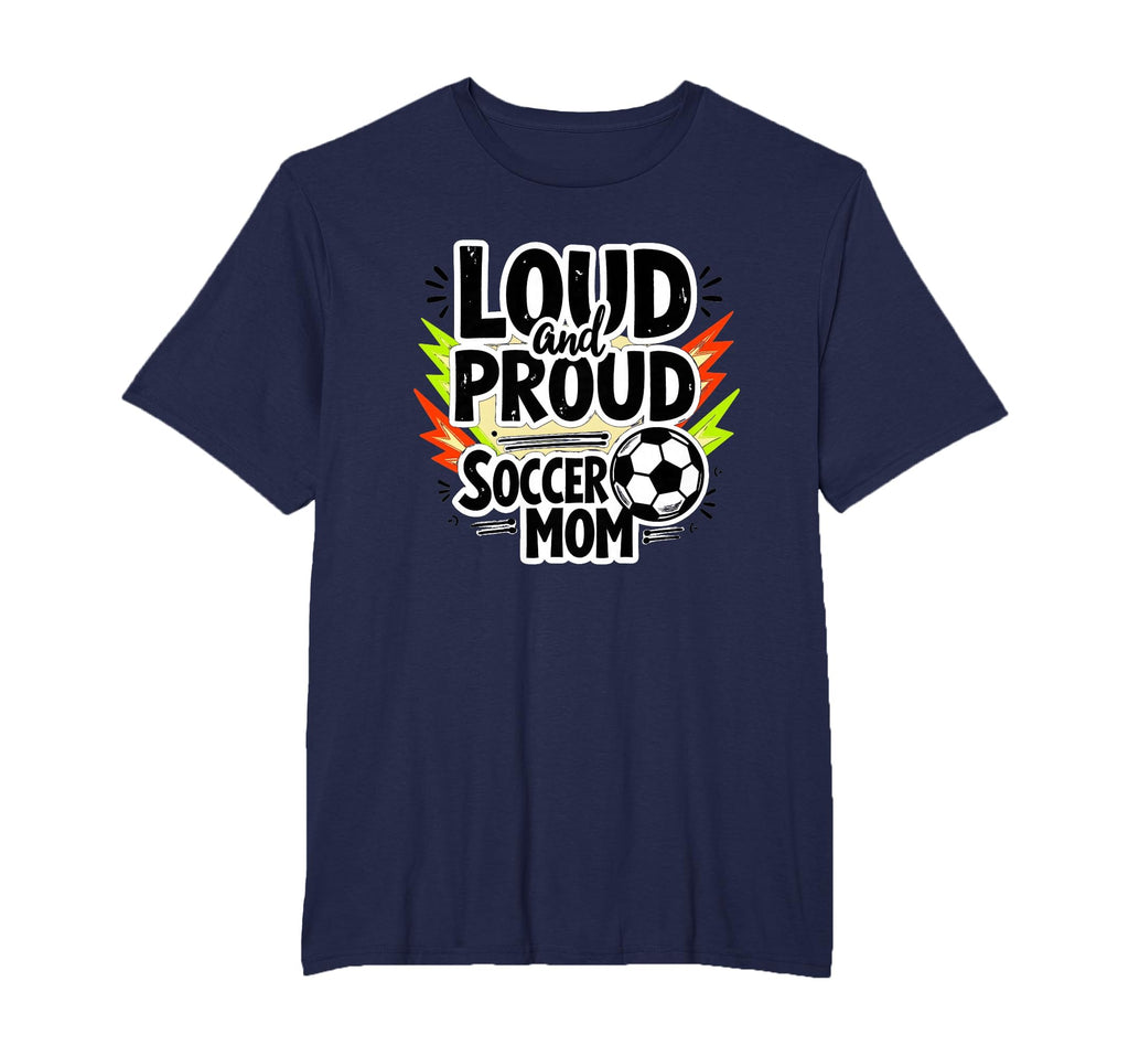 Loud And Proud Soccer Mom Mens Big Sweatshirt - Trendy Graphic for Adults