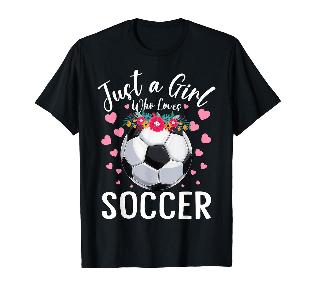 Just Who Loves Soccer Sports Player T-Shirt - Custom Art Print for Adults
