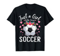 Just Who Loves Soccer Sports Player T-Shirt - Custom Art Print for Adults