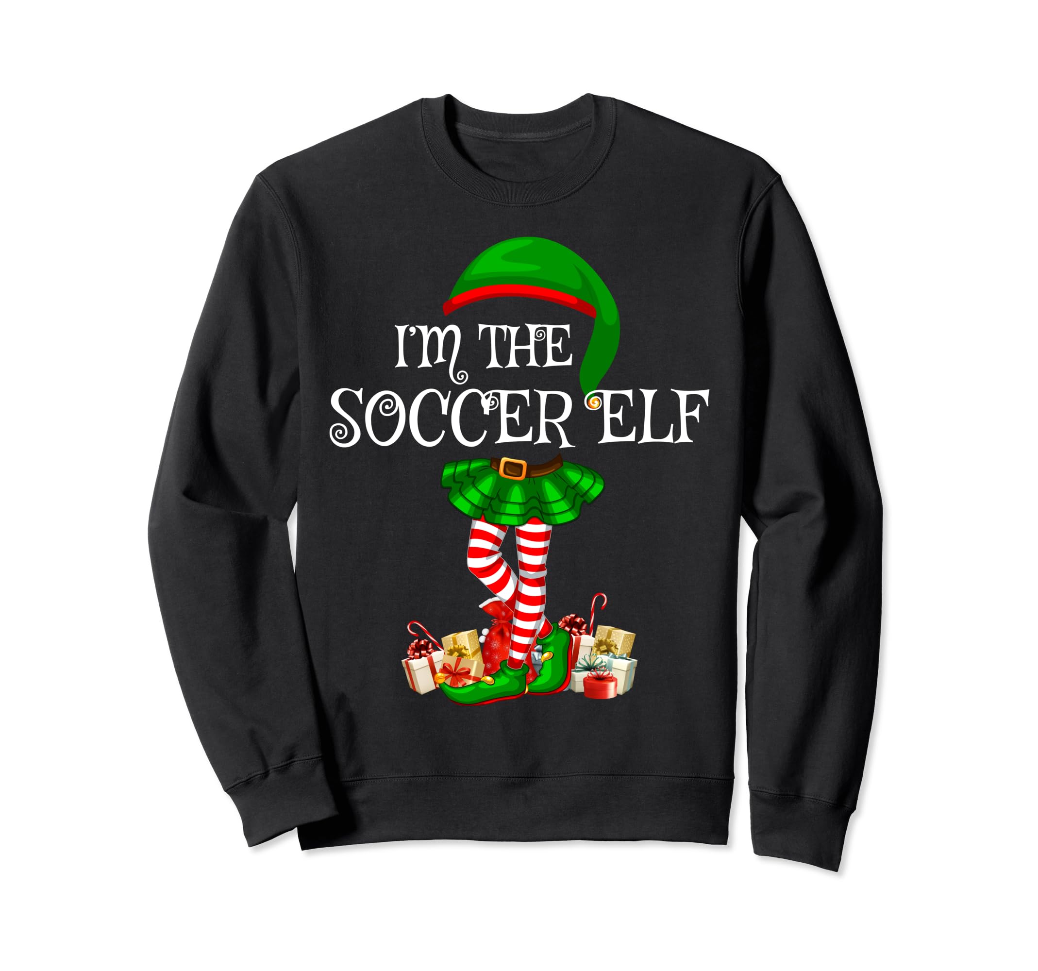 Matching Family Im Soccer Elf Sweatshirt - Casual Everyday Wear Men Women