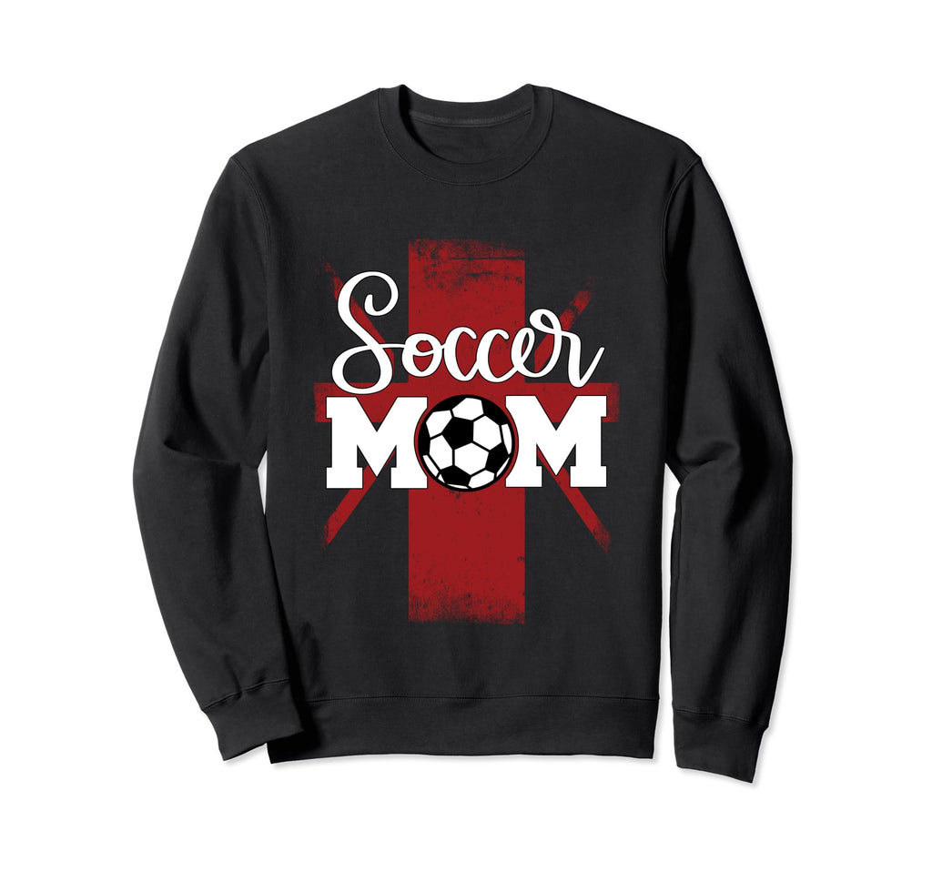 British Soccer Mom England Uk Flag Sweatshirt - Streetwear Style Unisex