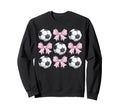 Soccer Coquette Bow Soccer Sweatshirt - Fun Novelty Design for Adults