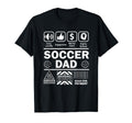 Soccer Dad Funny Contents Sports T-Shirt - Minimalist Print for Adults