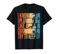 I Know I Play Like Try To Keep Up Soccer T-Shirt - Unique Graphic Unisex