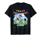 Birthday Eugene Soccer Theme Party T T-Shirt - Graphic Print for Adults