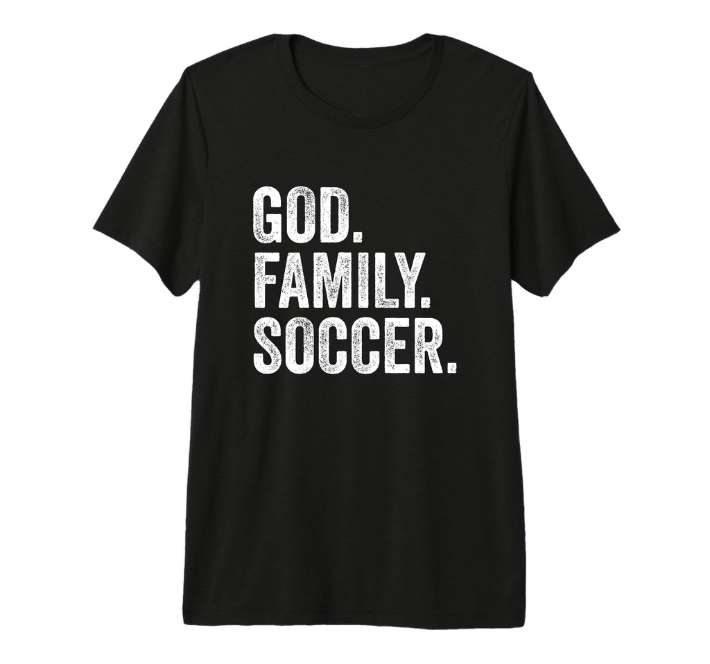 God Family Soccer Tri Blend T-Shirt - Streetwear Style Men Women