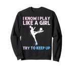 Funny Soccer Art Soccer Player Sweatshirt - Trendy Graphic Men Women