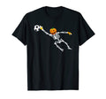 Skeleton Soccer Goalkeeper T-Shirt - Casual Everyday Wear Men Women
