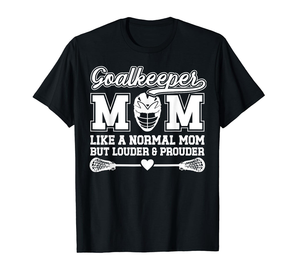 Lacrosse Goalkeeper Mom Funny Mom T-Shirt - Minimalist Print Unisex