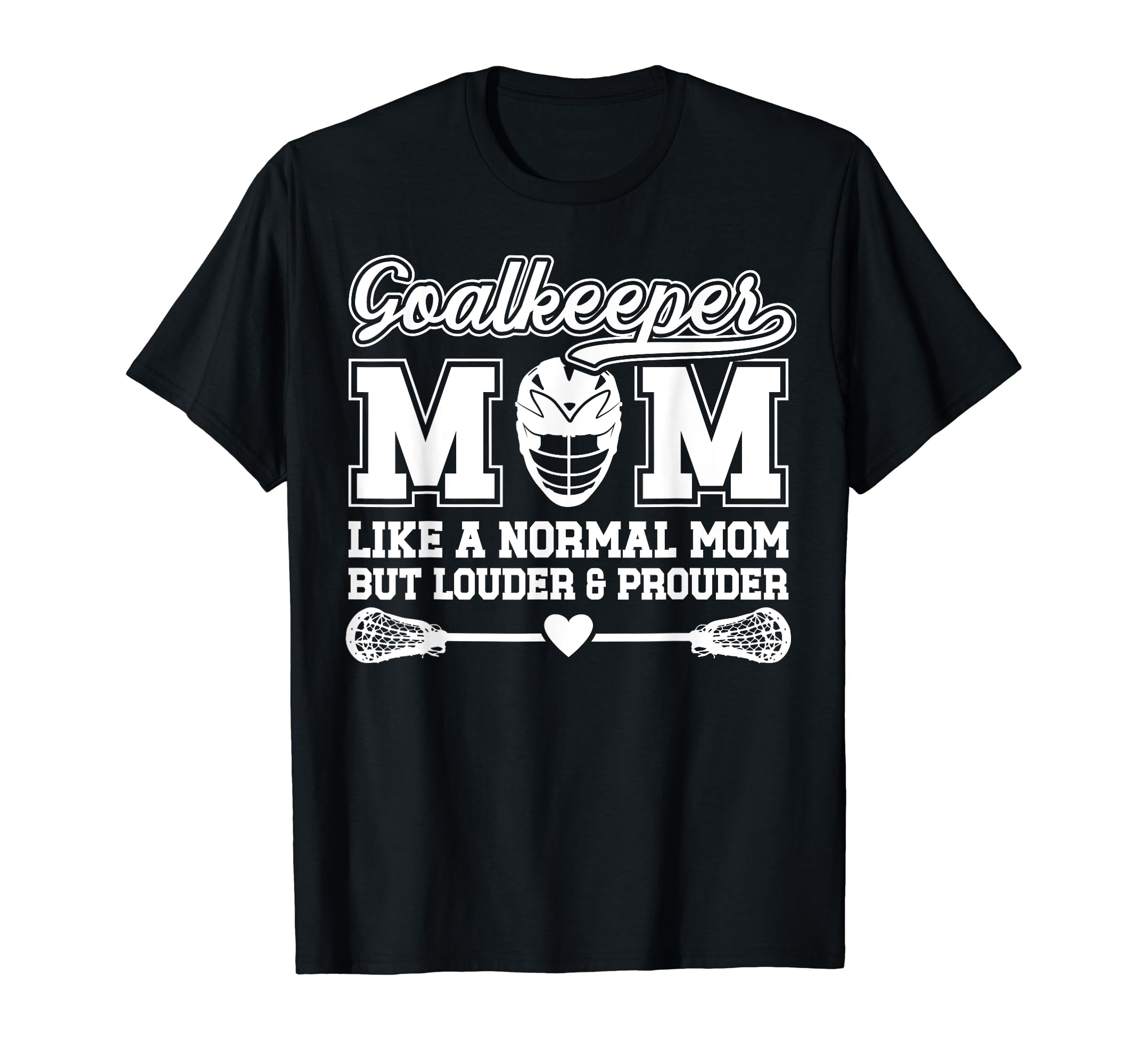 Lacrosse Goalkeeper Mom Funny Mom T-Shirt - Minimalist Print Unisex