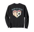Mom Both Soccer And Baseball Sweatshirt - Custom Art Print Men Women