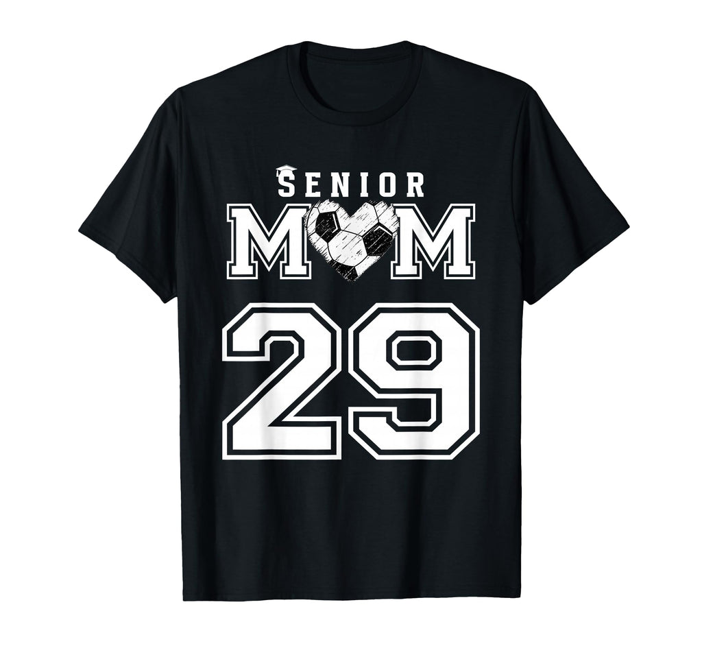 Proud Senior Soccer Mom Custom Jersey T-Shirt - Minimalist Print Men Women