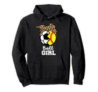 Ball Funny Soccer Softball Player Hoodie - Custom Art Print Unisex