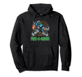 Hockey Goalkeeper T Rex Ice Hockey Hoodie - Novelty Apparel for Adults