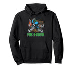 Hockey Goalkeeper T Rex Ice Hockey Hoodie - Novelty Apparel for Adults