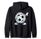 Cartoon Soccer Ball Dabbing T-Shirt - Unique Graphic Unisex