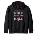 Funny Soccer Goalie Goalkeeper Mom Hoodie - Unique Graphic for Adults