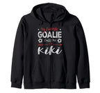 Funny Soccer Goalie Goalkeeper Mom Hoodie - Unique Graphic for Adults