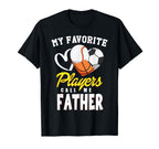 My Favorite Players Baseball Soccer T-Shirt - Unique Graphic Unisex