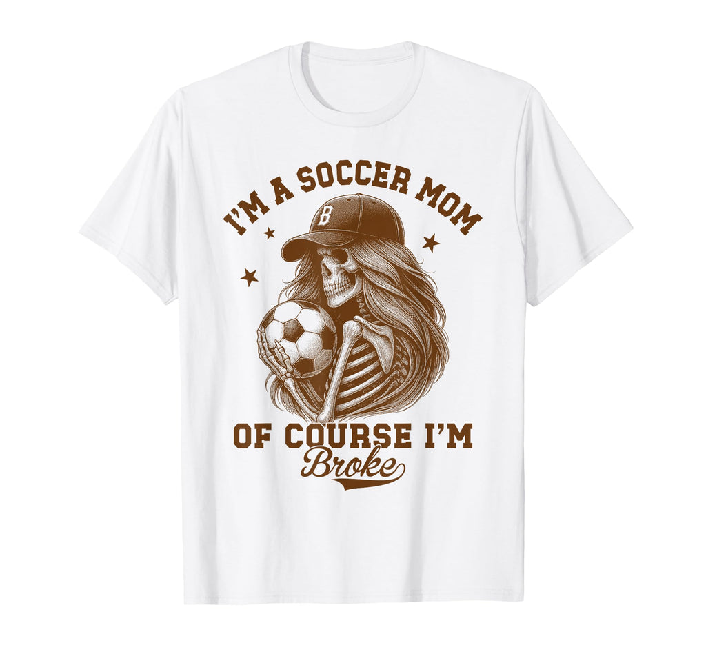 Soccer Moms Mama Im Soccer Mom Game T-Shirt - Streetwear Style Men Women