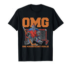 Hockey Goalie Goalkeeper Ice Hockey T-Shirt - Novelty Apparel for Adults