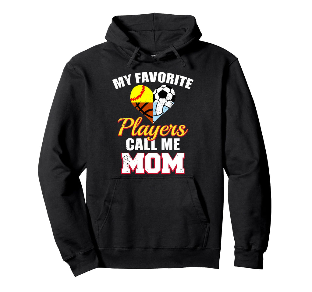 My Favorite Player Mom Soccer Hoodie - Casual Everyday Wear Men Women