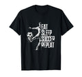Eat Sleep Soccer Repeat Soccer Player T-Shirt - Trendy Graphic Unisex