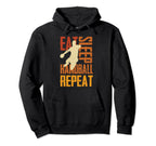 Handball Shoes Eat Sleep Handball Hoodie - Novelty Apparel Men Women