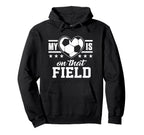 My Heart Is That Soccer Field Mom Hoodie - Casual Everyday Wear Men Women