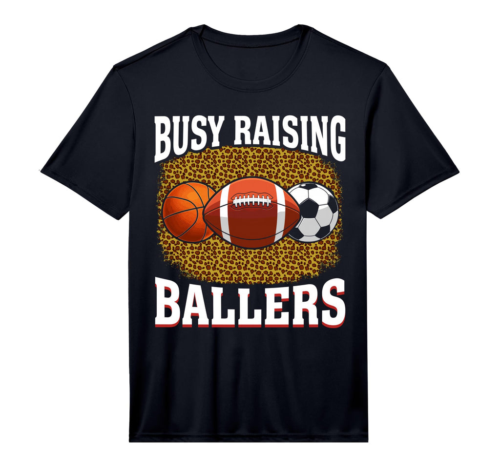 Busy Raising Ballers Basketball T-Shirt - Aesthetic Graphic for Adults