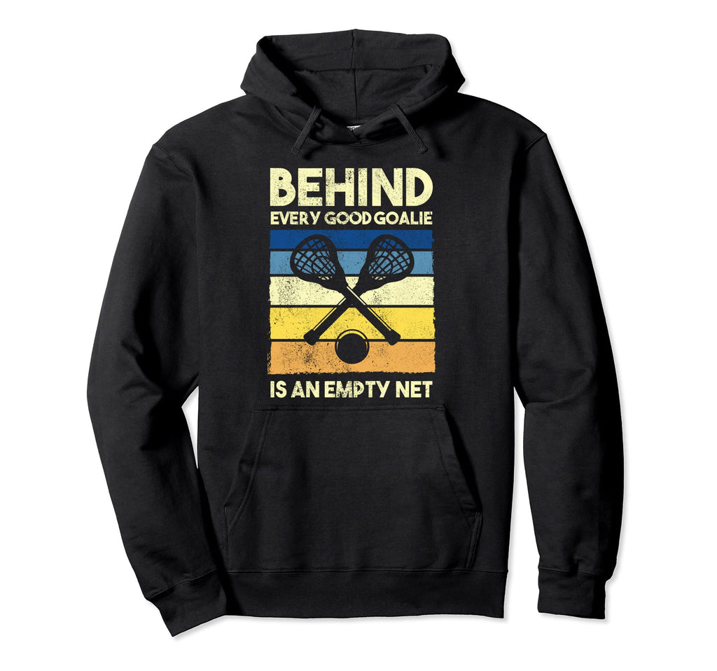 Lax Goalie Player Fan Coach Outfit Hoodie - Graphic Print for Adults