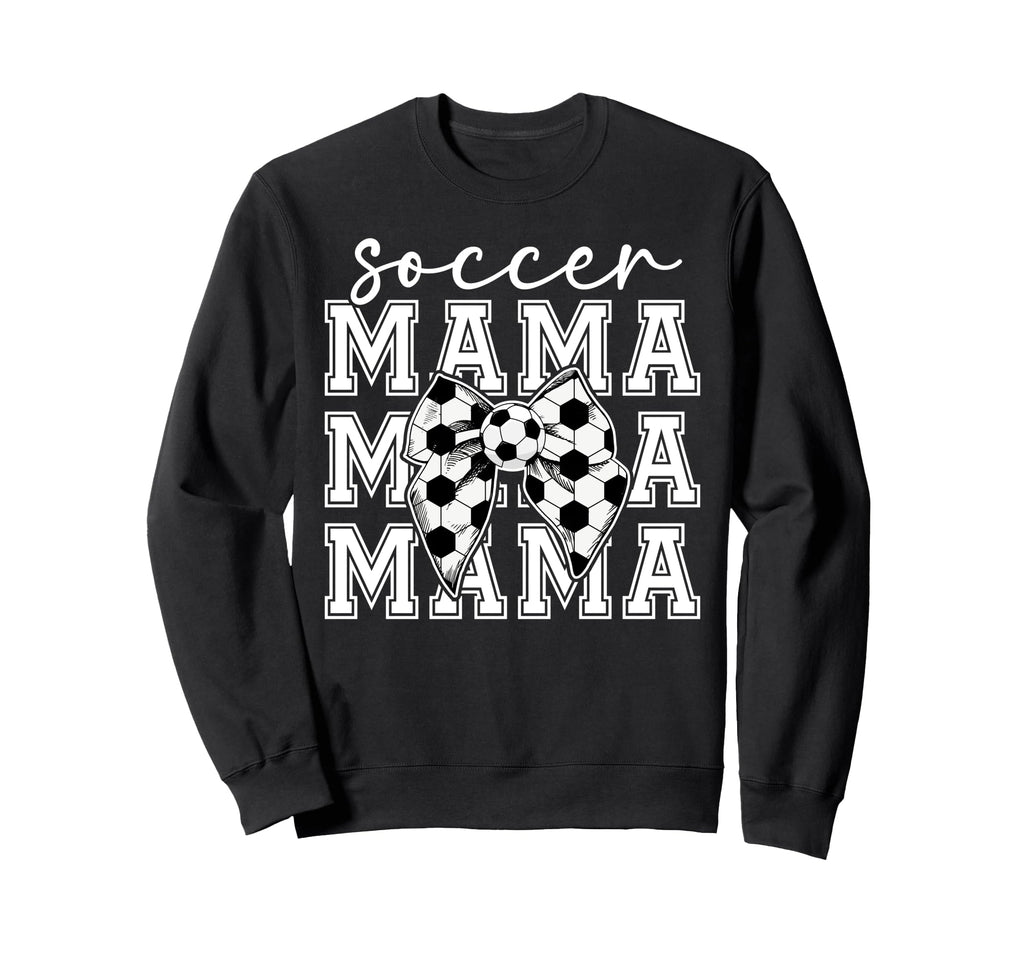 Soccer Mama Coquette Soccer Mom Sweatshirt - Fun Novelty Design for Adults
