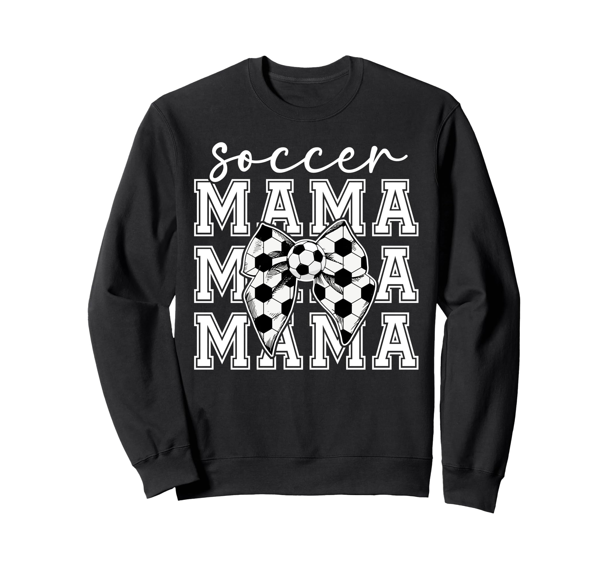 Soccer Mama Coquette Soccer Mom Sweatshirt - Fun Novelty Design for Adults