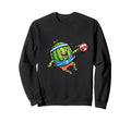 Watermelon Soccer Player Number 7 Sweatshirt - Unique Graphic for Adults